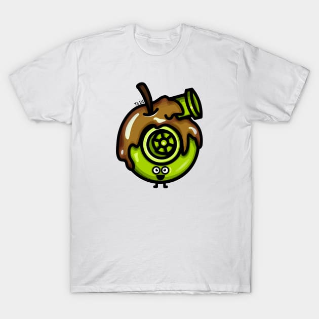 Cutest Turbo - Green Caramel Apple T-Shirt by hoddynoddy